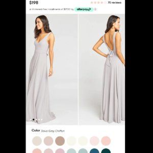 Show me your mumu bridesmaid dress - Dove grey